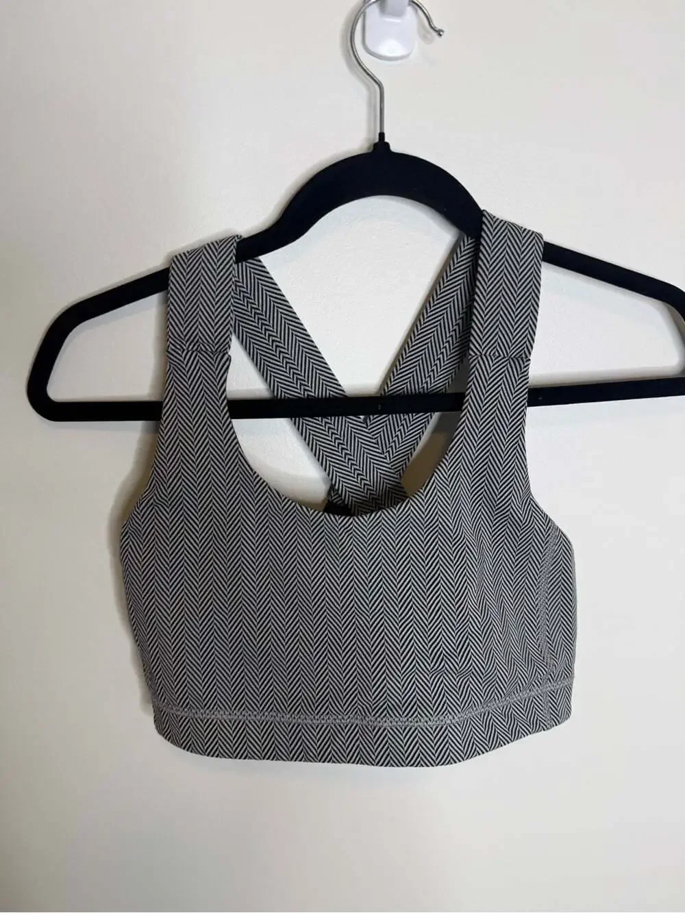 Lululemon All Sport Bra white black